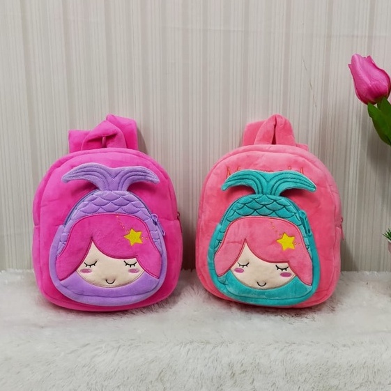 Tas Ransel Mermaid 2rest M/Tas Sekolah Anak Paud TK/Backpack Karakter/Hadiah Ultah