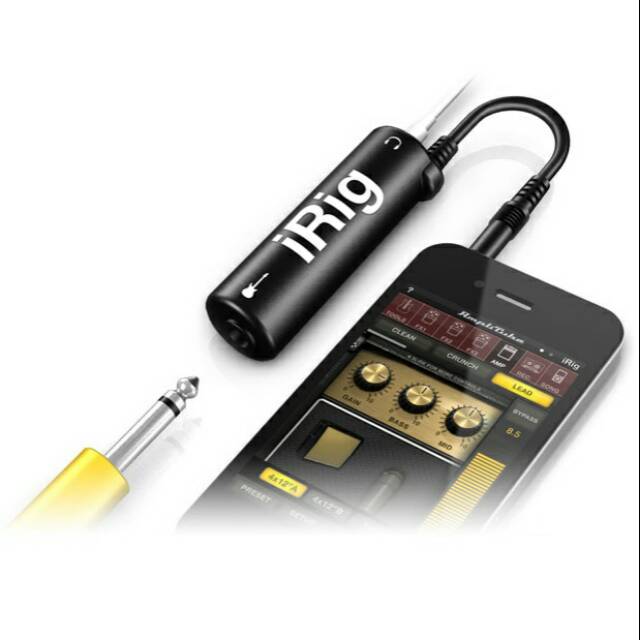 iRig AmpliTube Guitar Interface Adapter for iPhone /iPod Touch/iPad