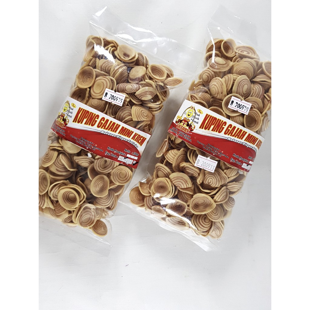 

Sekar_Shop07 Victory Snack - Camilan Kuping Gajah Mini Krem Isi 200 Gr