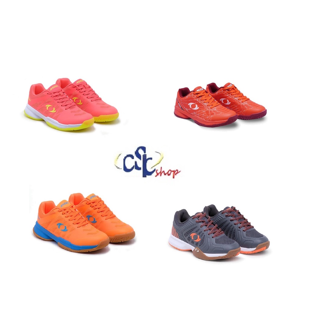 Astec Dagmar Men's Badminton Shoes - Orange - Orange, EUR 40