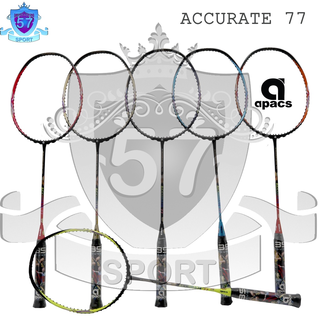 Raket Badminton Original Apacs Accurate 77 Bonus Senar
