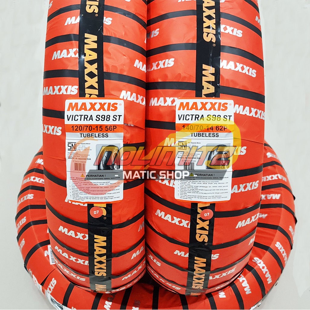 Ban Maxxis Victra Depan Belakang 120/70 - 15 &amp; 140/70 - 14 XMAX