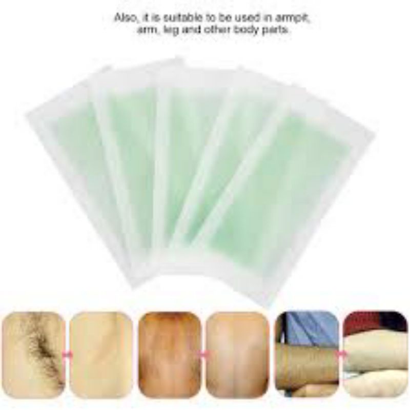 Hair Removal Strip Pencabut Bulu Waxing Strip Paper Wax Cold Wax