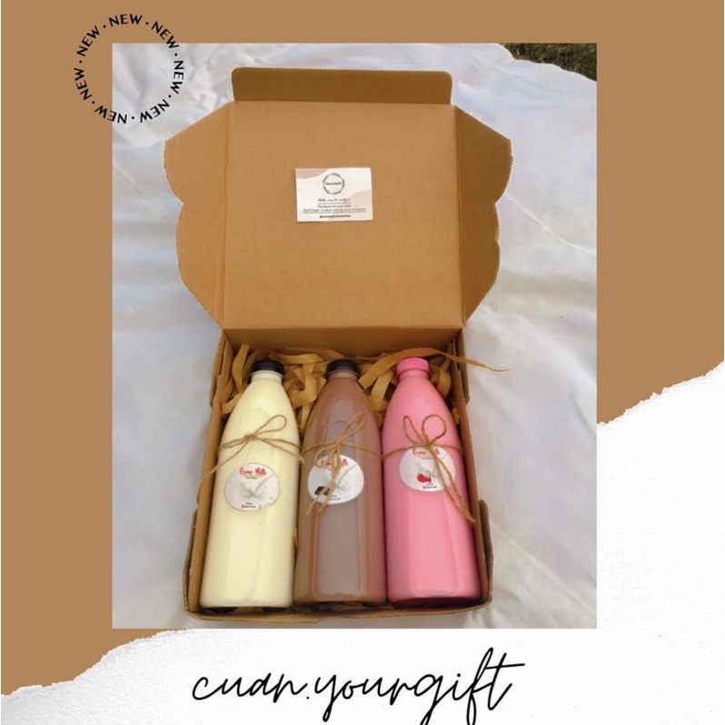 

HAMPERS ATAU KADO BOX ISI 3 SUSU