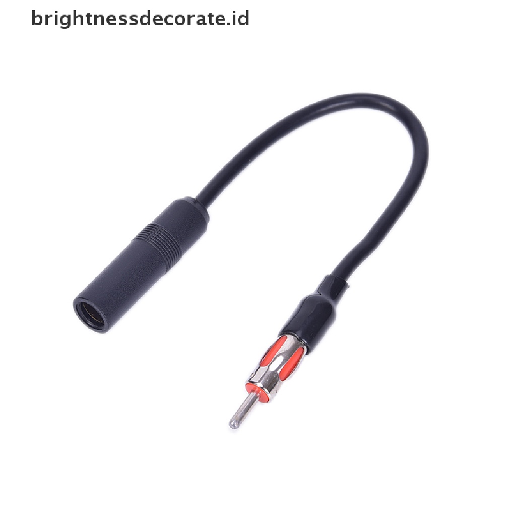 [birth] 1&quot; Car Stereo Radio AM FM Aerial Antenna Extension Lead Adapter Cord Din [ID]