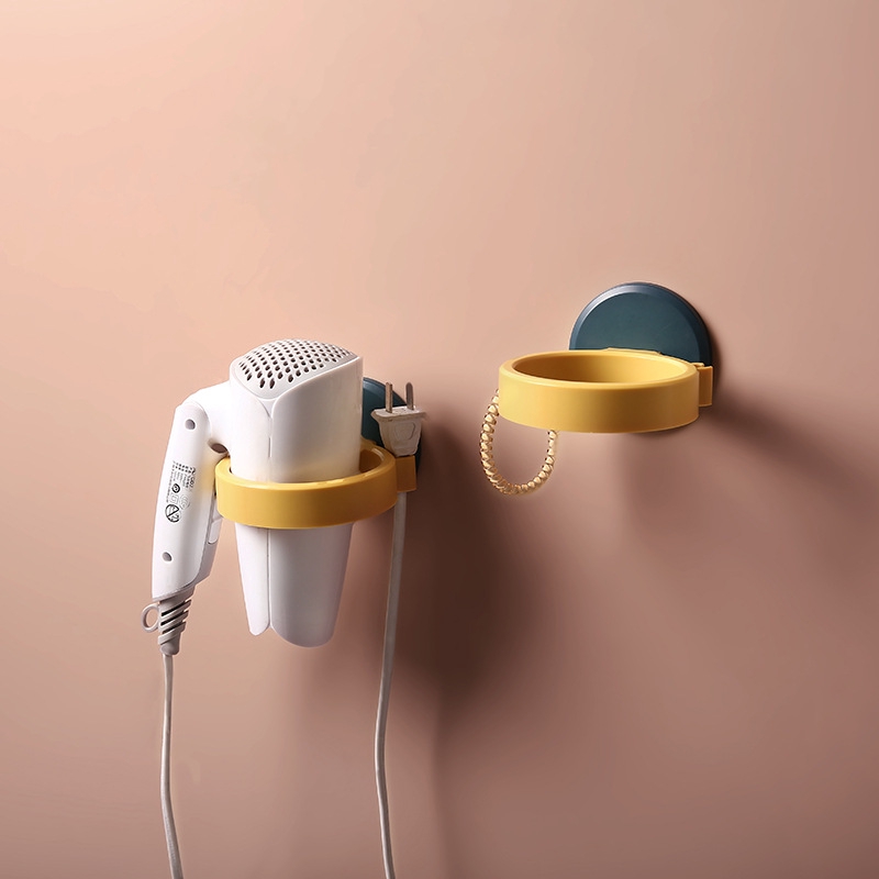 High Quality Wall-mounted Hair Dryer Holder /Bathroom Wall Shelf Hair Dryer Holder Rack
