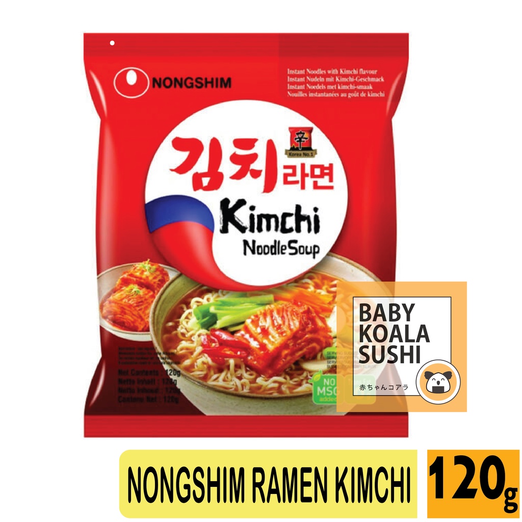 (EXP 10/2023) NONGSHIM Ramen Korea Kimchi Ramyun 120 g Halal