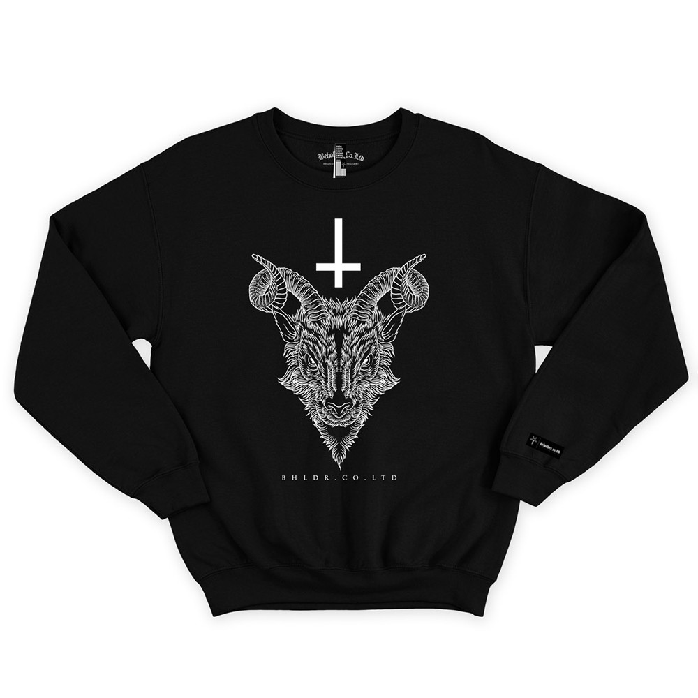 BEHOLDER Crewneck Esotric Black
