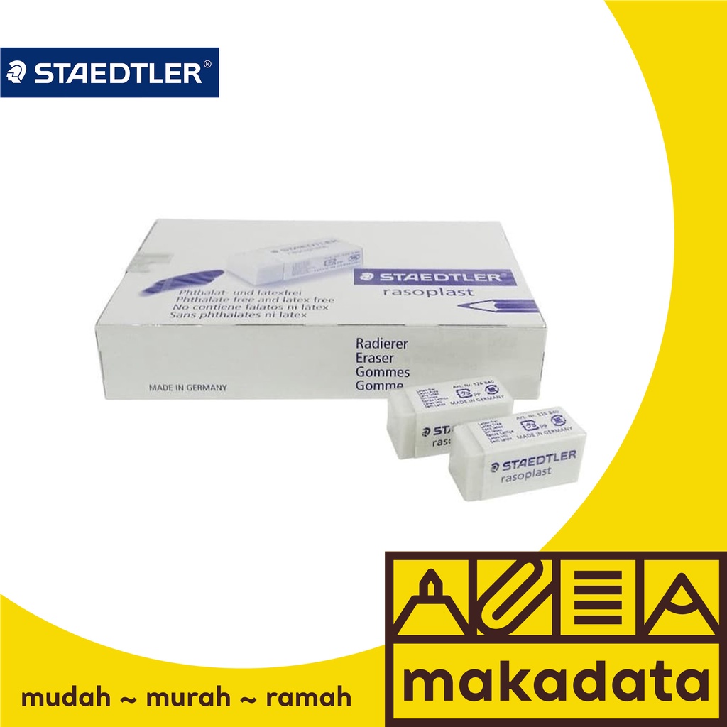 ERASER | STIP | PENGHAPUS B-40 STAEDTLER PUTIH MURAH