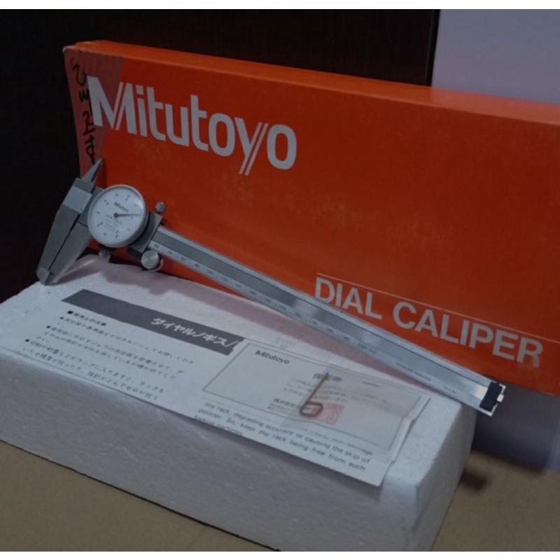 dial caliper mitutoyo 6" sigmat analog mitutoyo