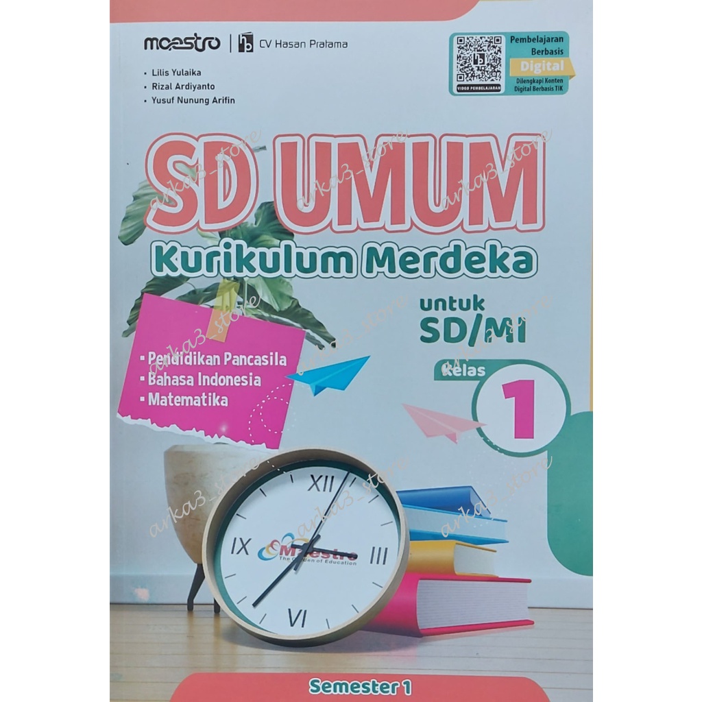 Buku SD UMUM Terpadu Kurikulum Merdeka - Maestro SD/MI Kls 1 Semester 1
