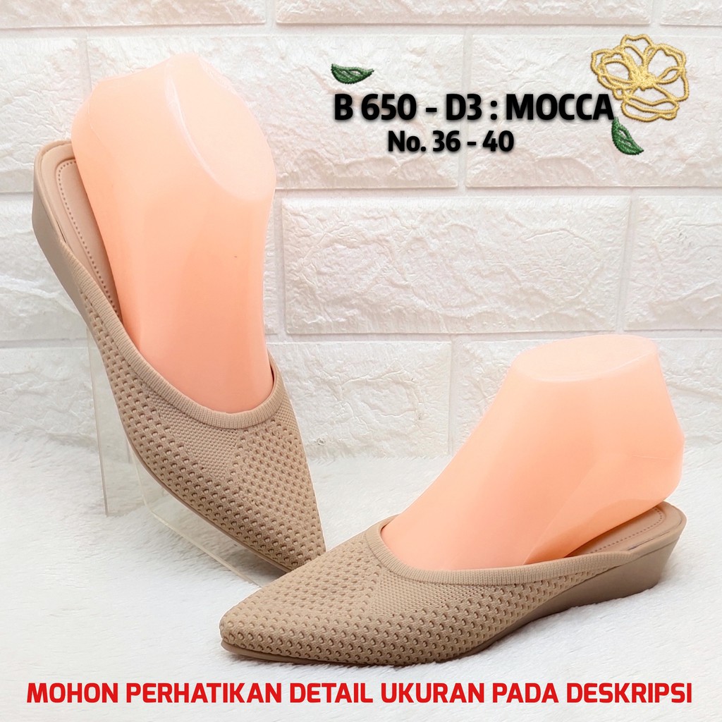 SENDAL WANITA BALANCE B650 D3 ORIGINAL WEDGES SLOP LANCIP JELLY LENTUR PROMO IMPORT