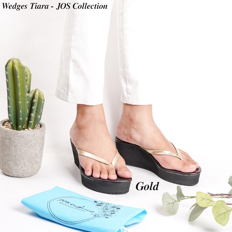 Sandal Wedges Wanita - Tiara Tinggi 7 cm by JOS Collection