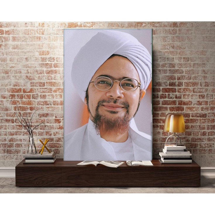 Hiasan Dinding habib umar ukuran besar | Hiasan dinding ulama | LUKISAN habib umar | Hiasan dinding 