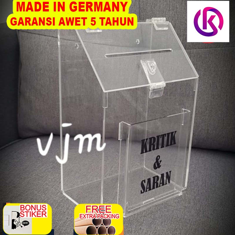 

Promo Acrylic Kotak SaranKritikSaran (017 print)