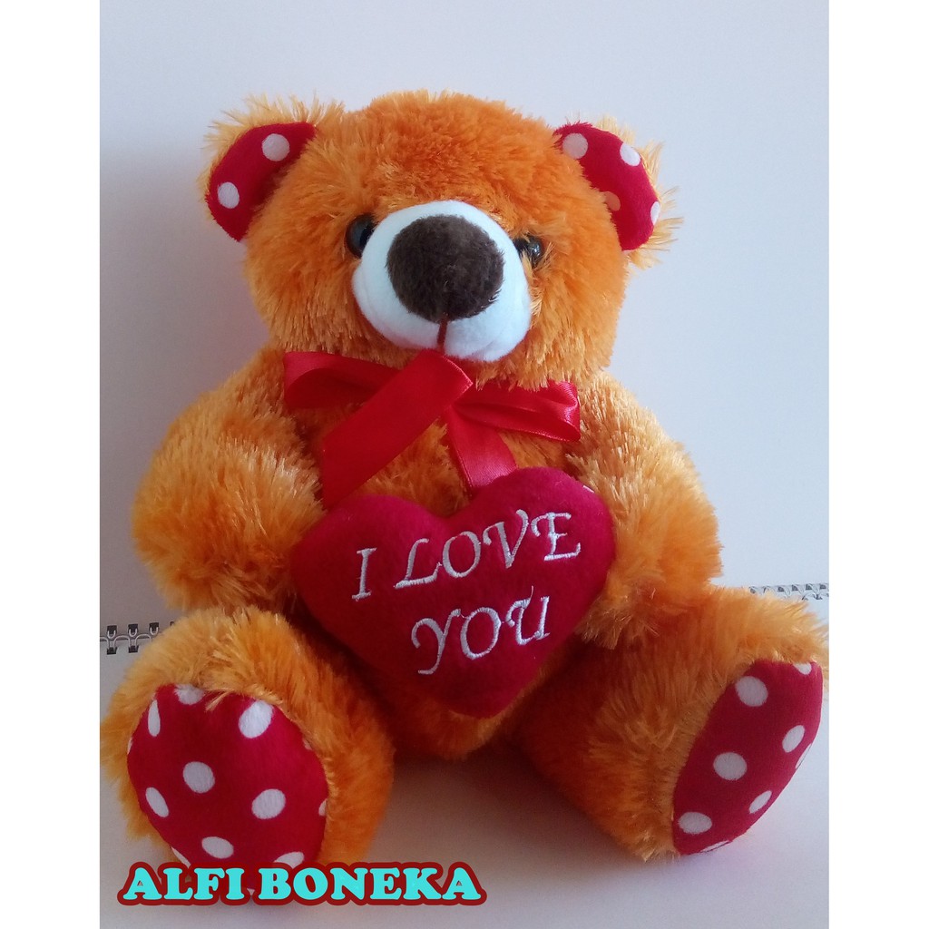 teddy bear with i love you