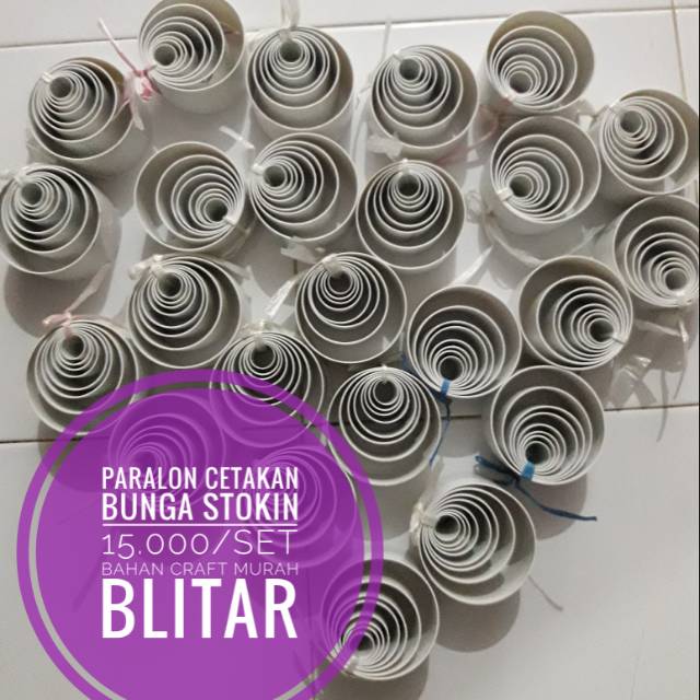 cetakan bunga stoking