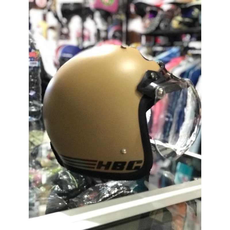 Helm Bogo HBC Retro Capucinno