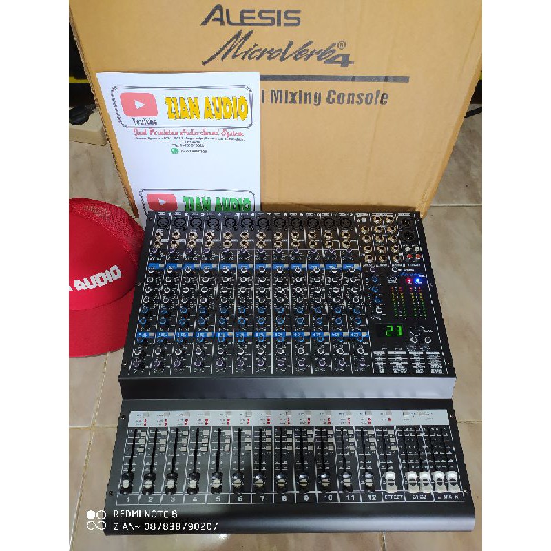 Mixer Alesis Microverb 4 mixer 12chanel Original