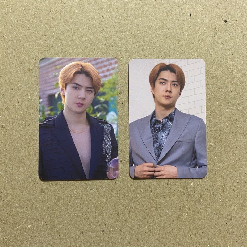 PHOTOCARD PC POCA EXO SEHUN OFFICIAL DICON MAGAZINE BENEFIT