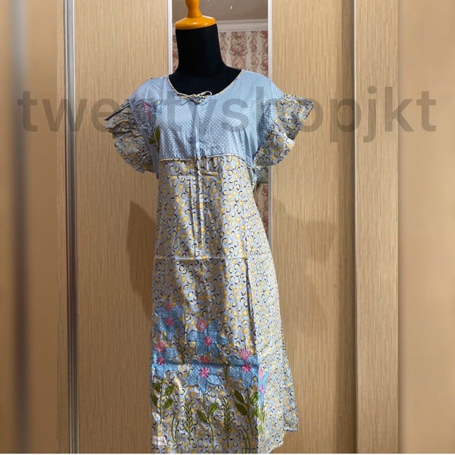 DASTER PENDEK MEREK OMAH DASTER EVA  SIZE XXL