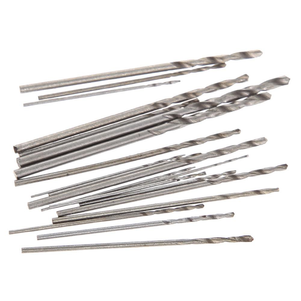 20x MICROBOX Tiny Micro HSS Twist Drill Bit Set 0.3mm-1.6mm Model Craft w/ Astarit.id♫♬