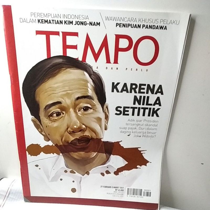 Majalah Tempo karena nila setitik edisi 2017