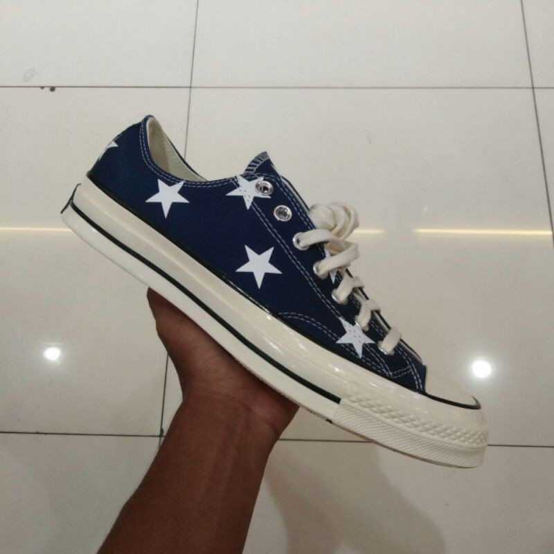Converse 70s ox archive print star navy
