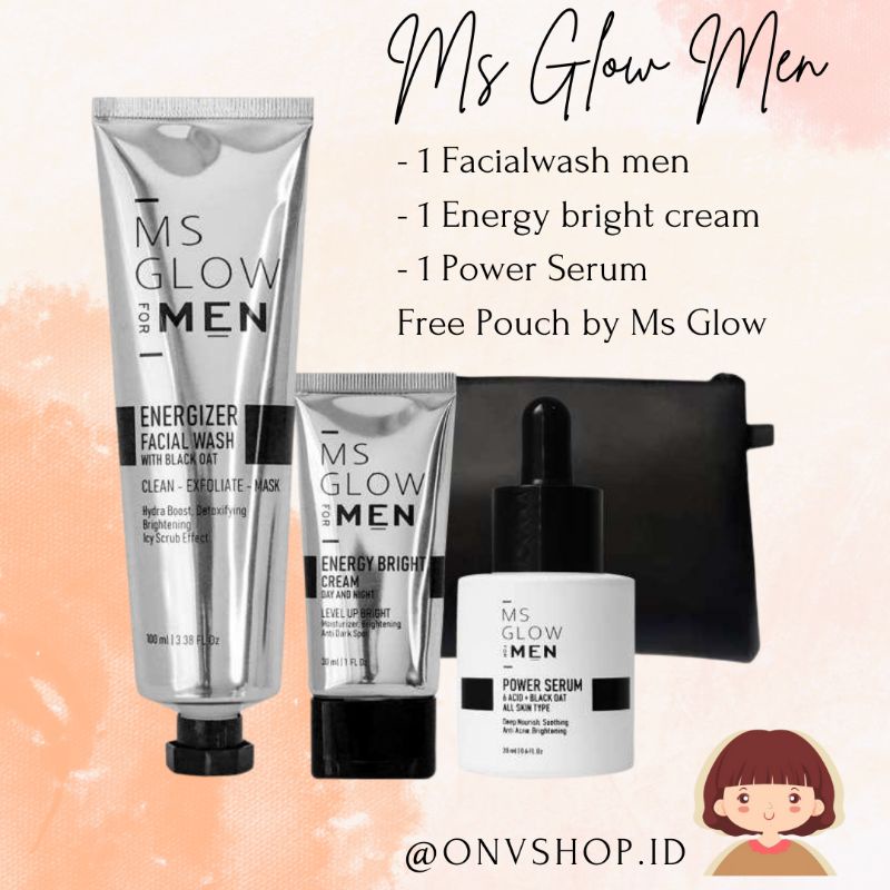 1Paket Ms Glow Men
