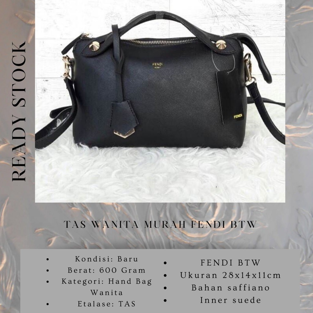 Tas Wanita Murah FENDI BTW - Hitam / BAG FASHION HITAM MURAH / BIG SALE BAG WOMAN MURAH NEW[L8Y3]