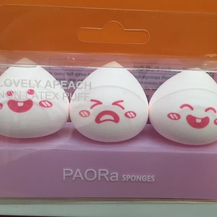 Spons Makeup Pembersih Muka Sponge Lucu Model Emoticon