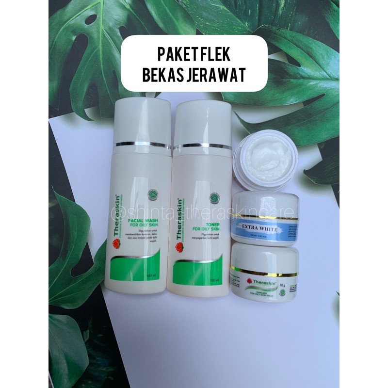 THERASKIN PAKET FLEK BEKAS JERAWAT