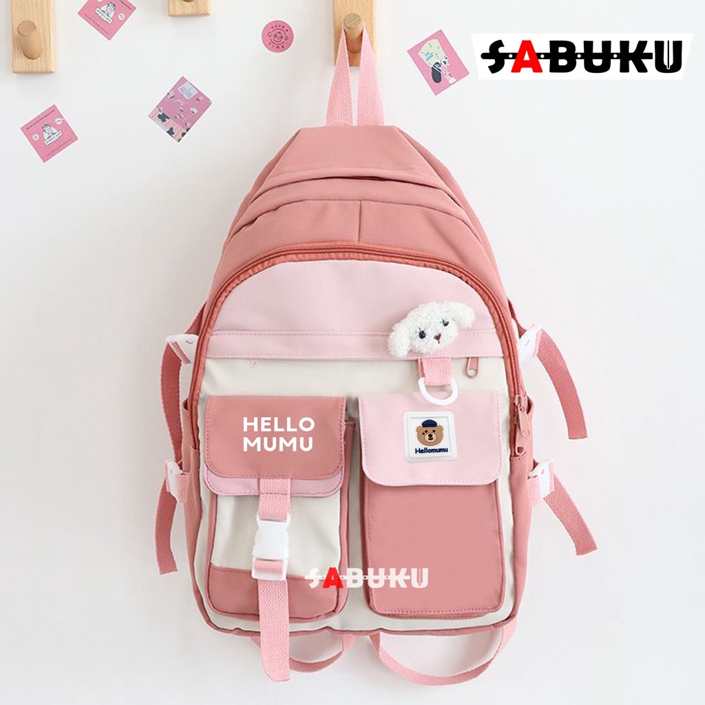 Tas Sekolah Anak Perempuan Ransel Wanita Backpack Ransel Punggung Gendong Tas Sekolah SD SMP - 184