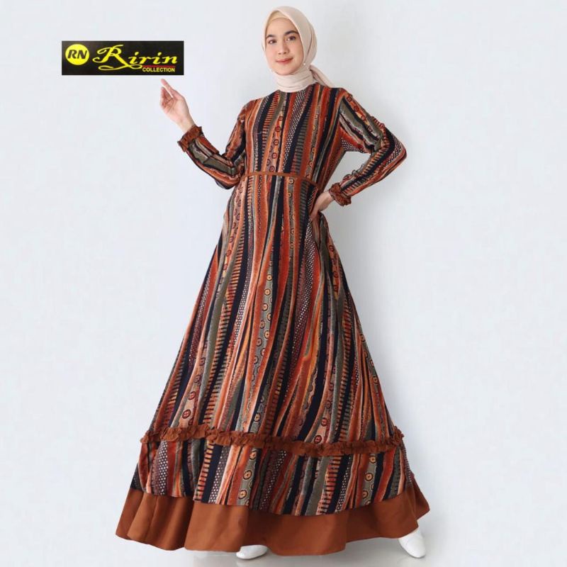 Baju Gamis Motif By Ririn Collection