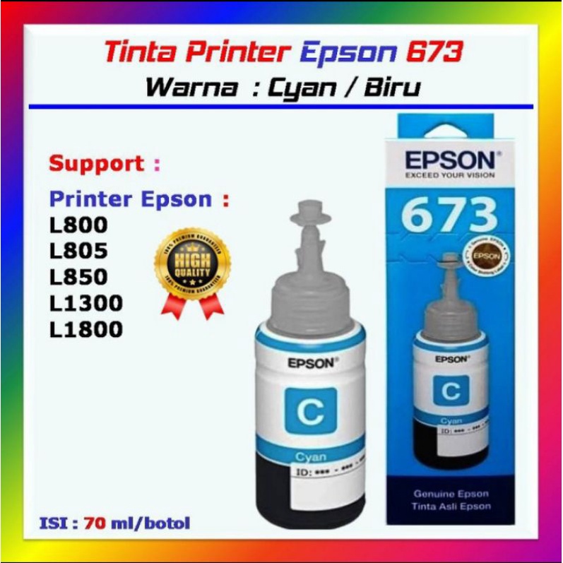 tinta Epson 673 premium