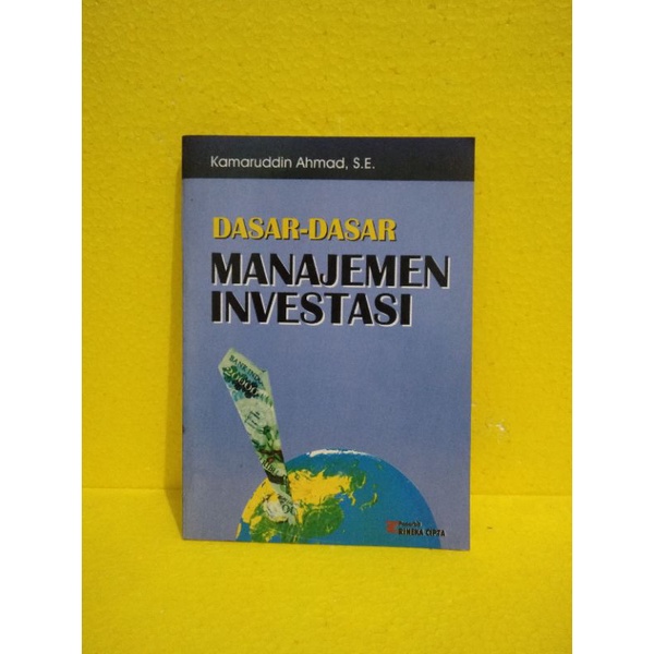 Jual BUKU Dasar-Dasar Manajemen Investasi By Komaruddin Ahmad,S.E ...