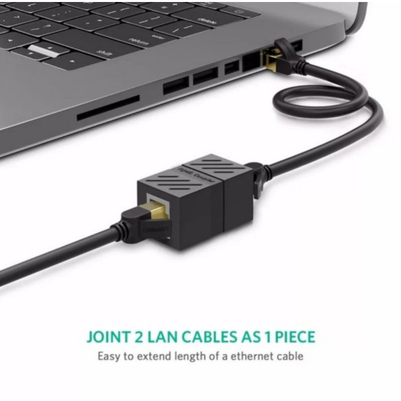 Ugreen Lan Adapter Rj45 Connector Sambungan Lan Cat 7/6/5e 1000mbps