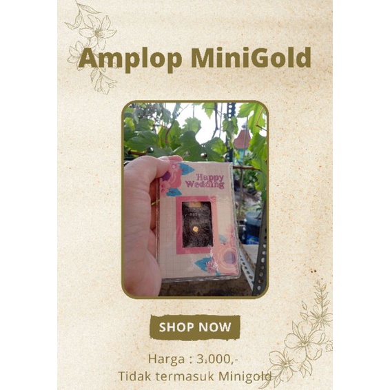 Amplop MiniGold + MiniGold