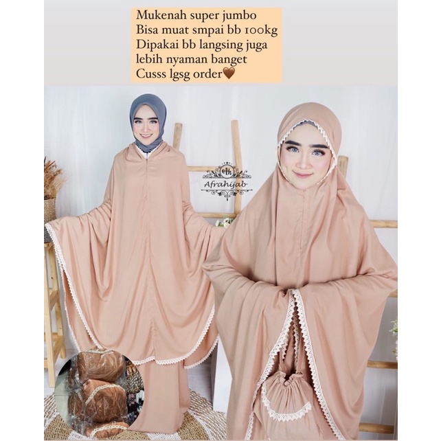 MUKENAH TRAVELING 2in1 Dagu REsleting/ BISA COD /Rayon viscose premium adem &amp; lembut