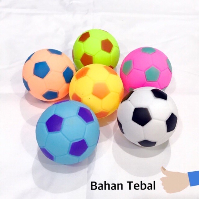 EXOTICGOODS MAINAN BOLA KUNYAH ANJING MAINAN SQUISHY BOLA ANJING MAINAN ANJING BERSUARA MAINAN BOLA SUARA ANJING