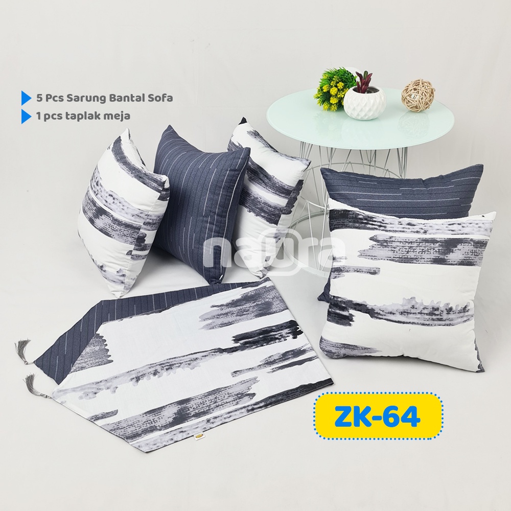 Sarung Bantal Sofa + Taplak Meja Tamu