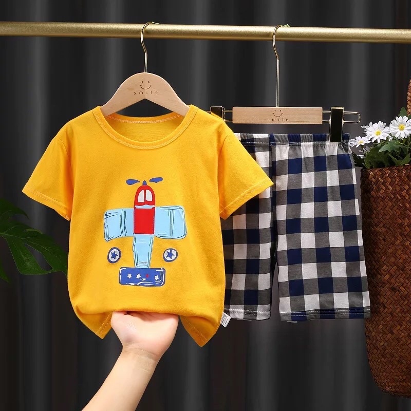 Setelan Anak Bahan Katun Premium Gambar Pesawat Baju Setelan Anak Import Baju Anak Murah Setelan Anak Lucu