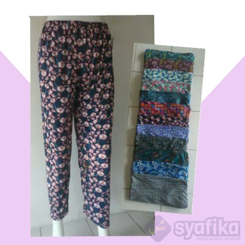 Celana Hyget Aladin Premium Panjang Wanita Dewasa Motif All Size