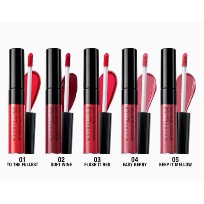 Lipstik Maybelline Original Sensational Liquid Matte - Lip Cream maybelline