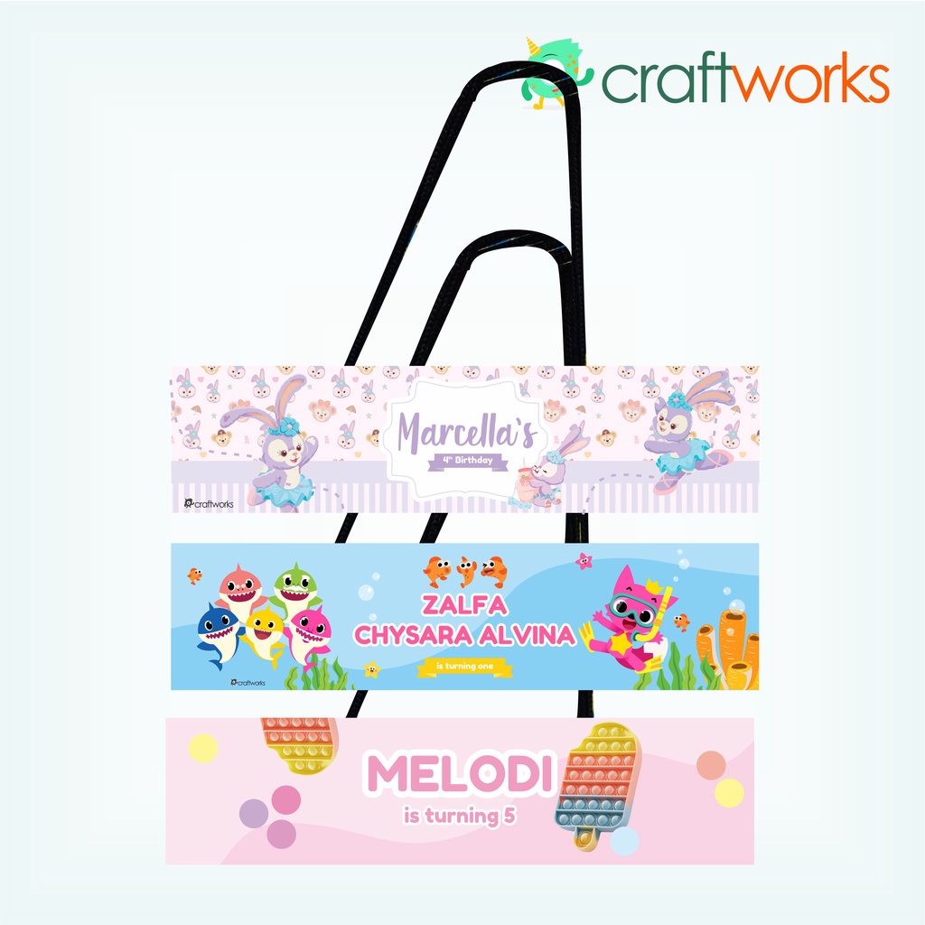 BINGKISAN SNACK ULANG TAHUN / BIRTHDAY SNACK BAG / GOODIE BAG - CUSTOM