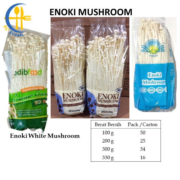 

Jamur Enoki Mushroom