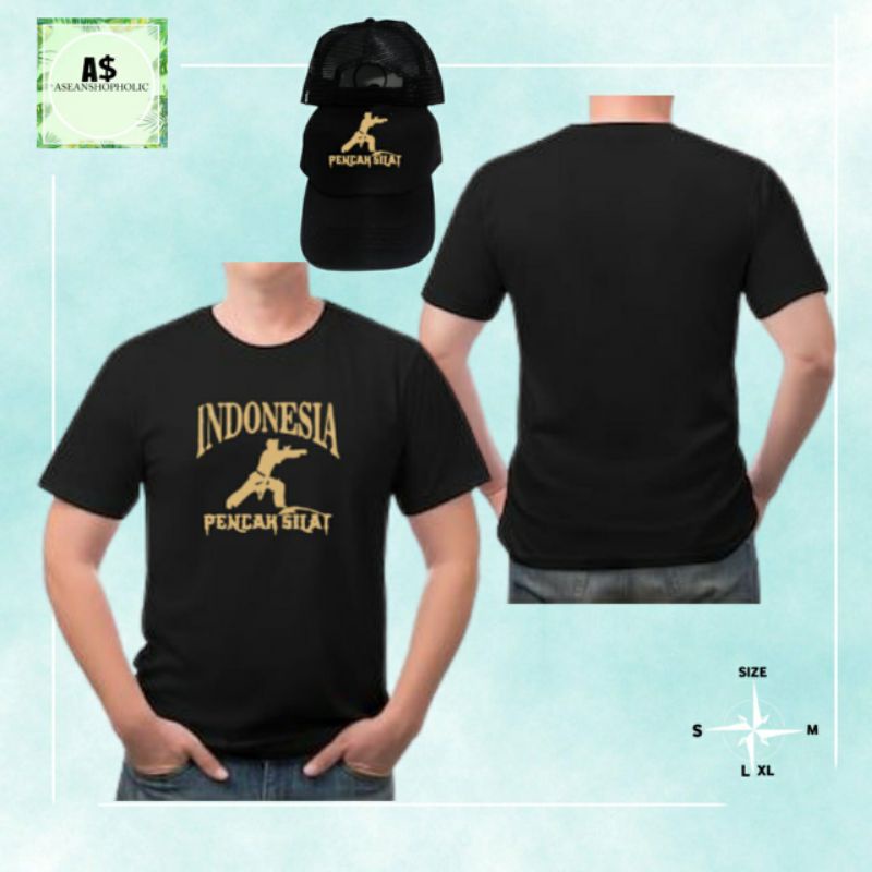 kaos baju pencak silat indonesia fre topi kaos pencak silat