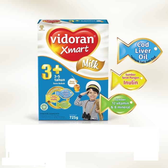 Vidoran Xmart 3+ madu/vanila