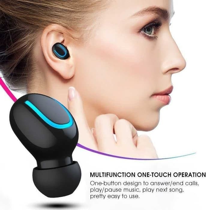 HESTIA TWS True Wireless Bluetooth 5.0 Earphone Charging Dock HBQ ORI
