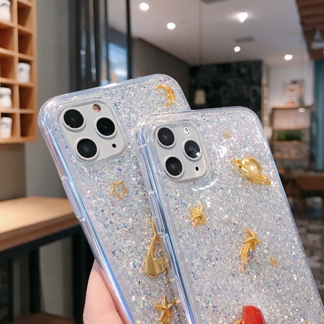 Glitter Galaxy Vol 3 iPhone Oppo Vivo Xiaomi Samsung Note 3 4 5 8 9 10 20 ultra S10 S20 fe S20+ S10e